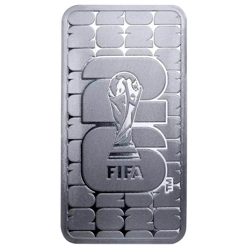 Lingote de plata 31.10g Sempsa edición FIFA World Cup 2026
