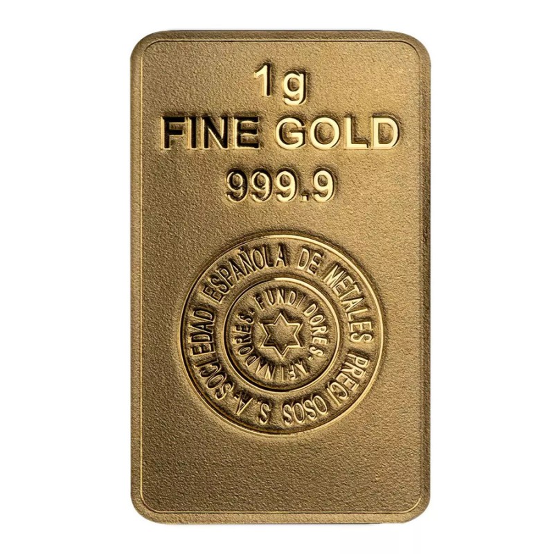 Lingote de oro 1g Sempsa edición FIFA World Cup