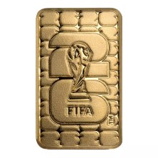 Lingote de oro 1g Sempsa edición FIFA World Cup