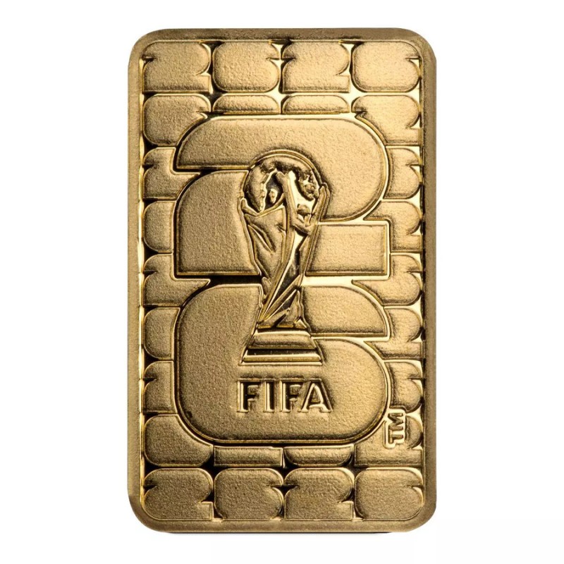 Lingote de oro 1g Sempsa edición FIFA World Cup