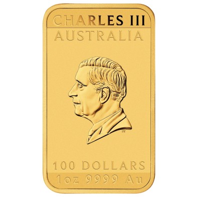 Moneda de Oro 100$ Dollar-Australia-1 Oz.-Dragón (rectangular)-2026