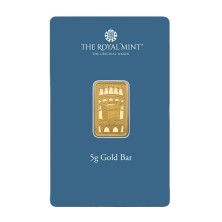 Blister oficial con numero de serie certificado lingote oro 5 gramos Kaaba