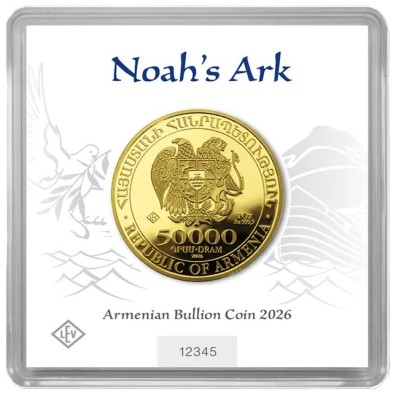 Moneda de Oro 50000֏ Dram-Armenia-1 oz.-Arca De Noe-2026