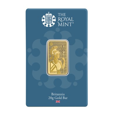 Lingote Oro 20 gramos Royal Mint-Britannia
