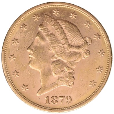 Moneda de Oro 20$ Dollar-USA-Double Eagle (Liberty Head)-Varios Años
