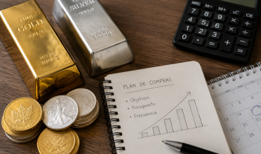 ¿Cómo diseñar un plan de compras periódicas en oro y plata?