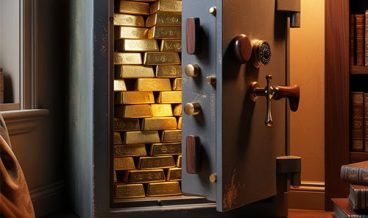 ¿Cómo guardar los lingotes de oro en casa?